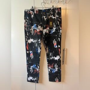 NWT Wulful Abstract Print Jeans